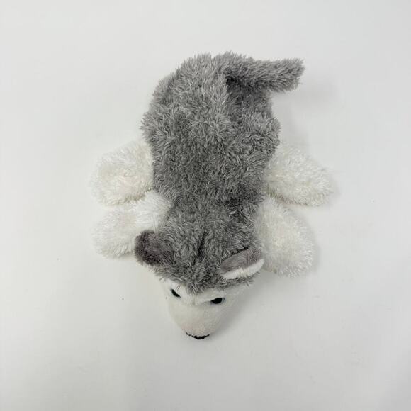 Caltoy Gray White Husky Wolf Dog Glove Hand Puppet Plush Toy Preschool Teacher - Picture 6 of 12